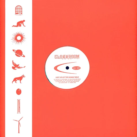 Cloakroom - Last Leg Of The Human Table Clear W/ Red Blob Vinyl Edition