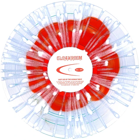 Cloakroom - Last Leg Of The Human Table Clear W/ Red Blob Vinyl Edition