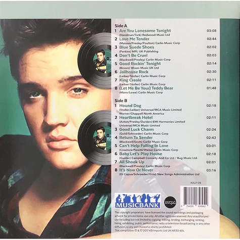 Elvis Presley - Elvis Forever (Compilation Of His Greatest Hits)