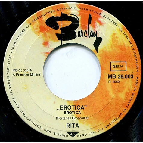 Rita Cadillac - Erotica