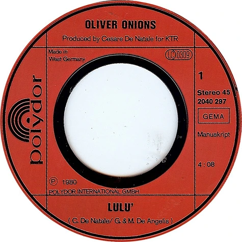 Oliver Onions - Lulu'