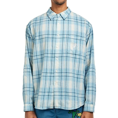 thisisneverthat x Grateful Dead - GD Lightning Bear Plaid Shirt