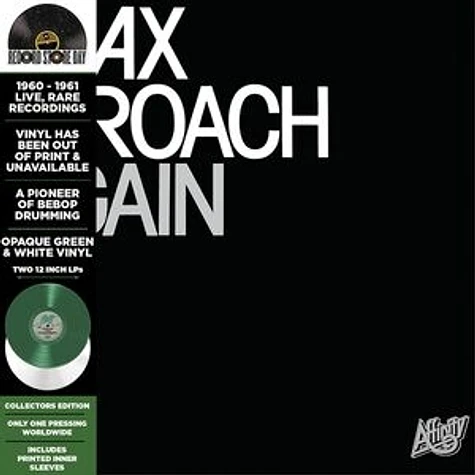 Max Roach - Again Black White Vinyl Record Store Day 2025 Edition