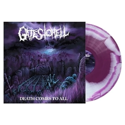 Gates To Hell - Death Comes To Allpurplewhite Swirl Vinyl Edition