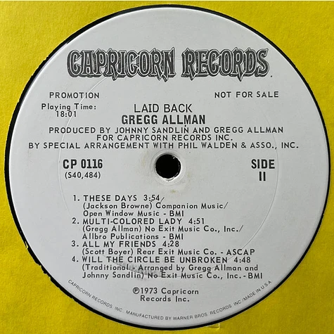 Gregg Allman - Laid Back