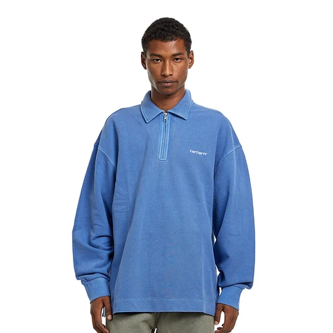 Carhartt WIP - Pique Script Sweat (Wolfsbane / White Garment Dyed