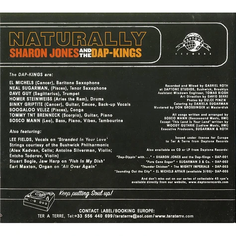 Sharon Jones & The Dap-Kings - Naturally