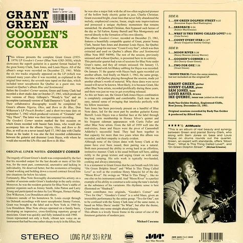 Grant Green - Gooden's Corner Limited Edition