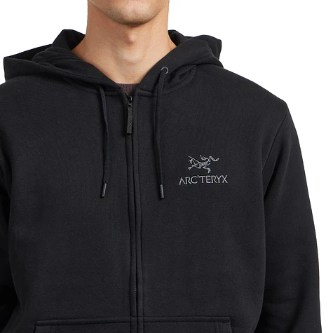 Arc'teryx - Emblem Fleece Full-Zip Hoody (Black) | HHV
