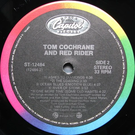 Tom Cochrane And Red Rider - Tom Cochrane And Red Rider