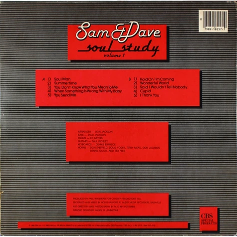 Sam & Dave - Soul Study Volume 1