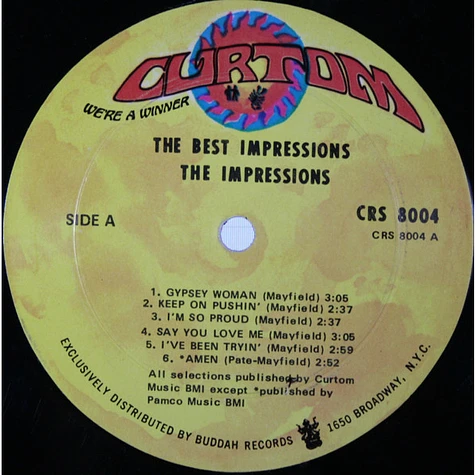 The Impressions - The Best Impressions... Curtis, Sam & Fred