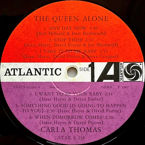 Carla Thomas - The Queen Alone