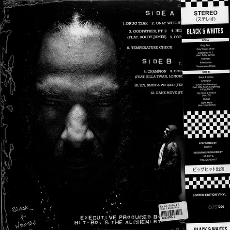 Big Hit, Hit-Boy & The Alchemist - Black & Whites White Vinyl Edition W/ Obi