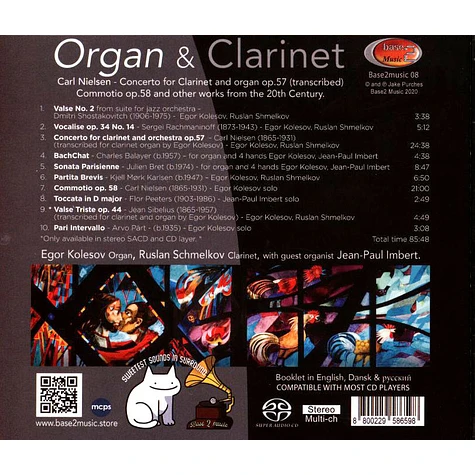 Carl Nielsen - Organ And Clarinet Sacd