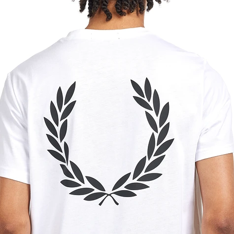 Fred Perry - Rear Powder Laurel Graphic Tee (Whitee) | HHV