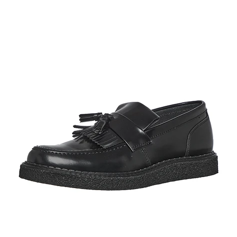 Fred Perry x George Cox - Tassel Loafer Leather (Black) | HHV