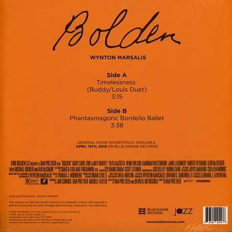 Wynton Marsalis - OST Bolden EP