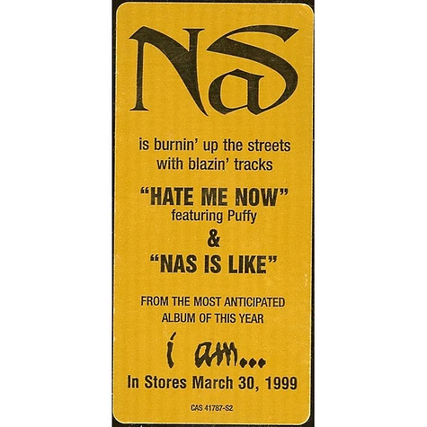 Nas - Hate Me Now