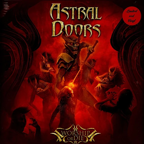 Astral Doors - Worship Or Die Limited Red Vinyl Edition