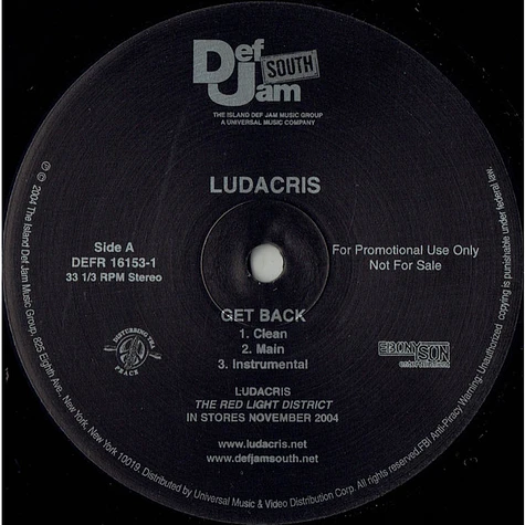 Ludacris - Get Back