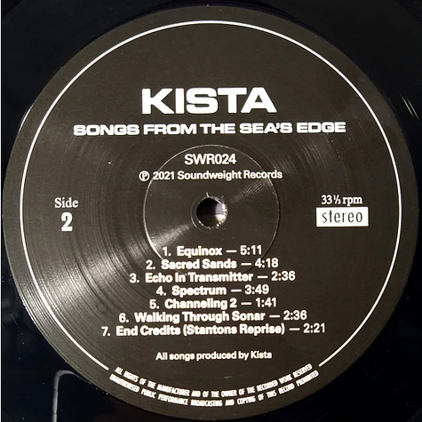 Kista - Songs From The Sea's Edge