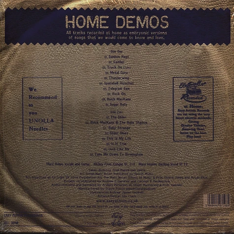 Marc Bolan - Tramp King Of The City: Home Demos Volume 2