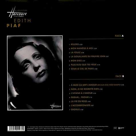 Edith Piaf - Harcourt Edition