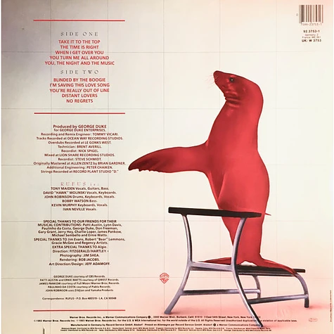 Rufus - Seal In Red