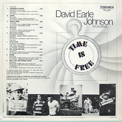 David Earle Johnson - Time Is Free