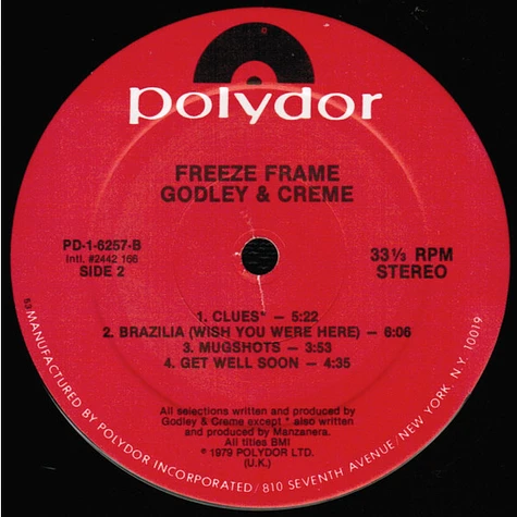 Godley & Creme - Freeze Frame