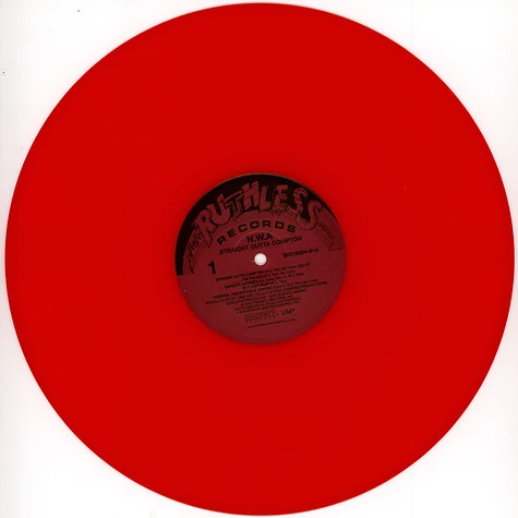 N.W.A. - Straight Outta Compton Red Vinyl Edtion