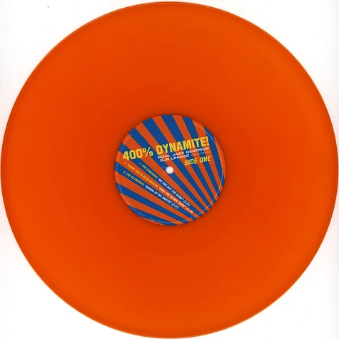 Soul Jazz Records presents - 400% Dynamite! Record Store Day 2025 Orange Colored Vinyl Edition