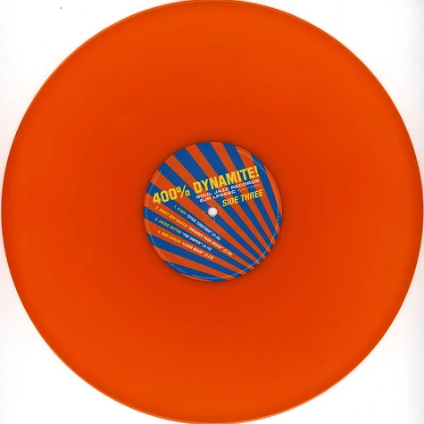 Soul Jazz Records presents - 400% Dynamite! Record Store Day 2025 Orange Colored Vinyl Edition