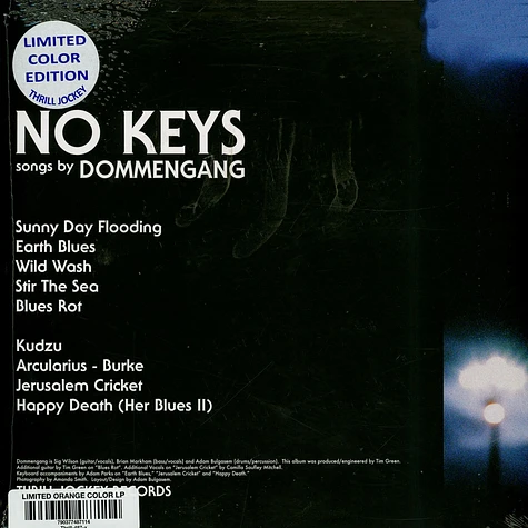 Dommengang - No Keys Limited Orange Vinyl Edition