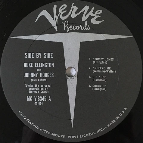 Duke Ellington And Johnny Hodges - Side By Side