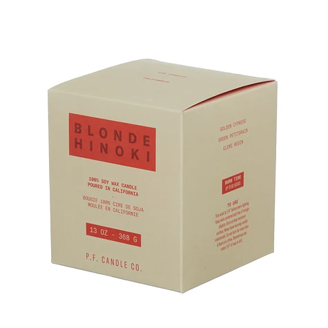 P.F. Candle Co. - Hi-Fi Collection Blonde Hinoki 13 Oz Soy Candle