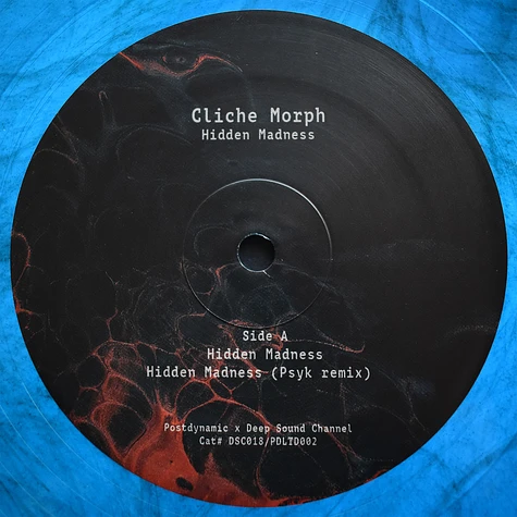 Cliche Morph - Hidden Madness Blue Marbled Vinyl Edition