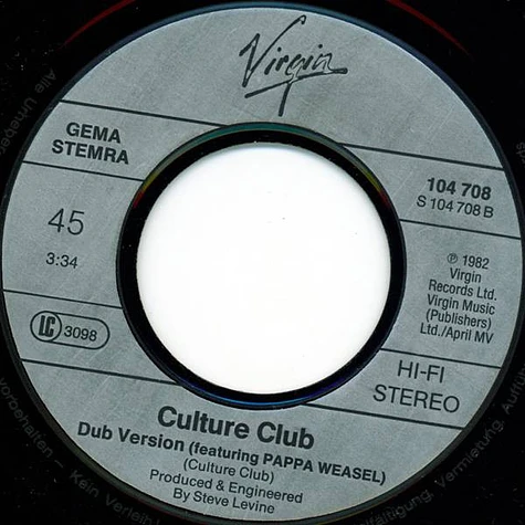 Culture Club - Do You Really Want To Hurt Me