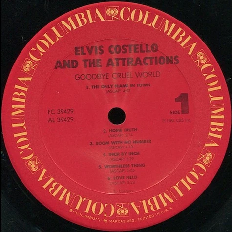 Elvis Costello & The Attractions - Goodbye Cruel World