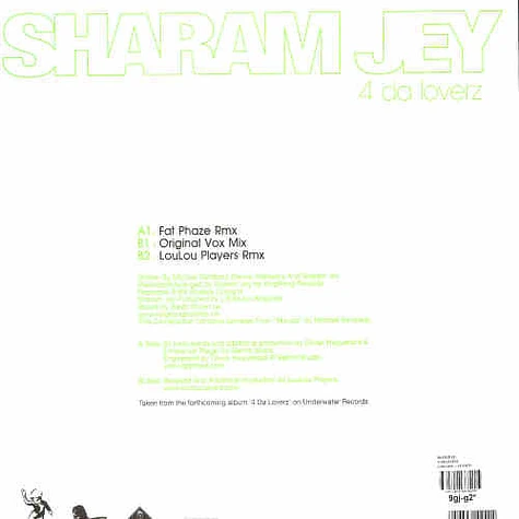 Sharam Jey - 4 Da Loverz (Vol. 2)