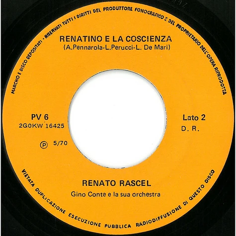 Renato Rascel - Bambina Dagli Occhi Neri / Renatino E La Coscienza