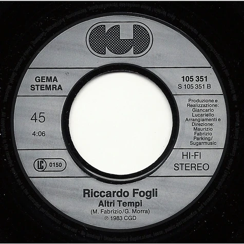 Riccardo Fogli - Per Lucia