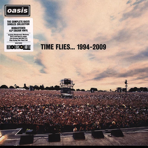 未開封OASIS 「Time Flies 1994-2009」EUオリジ5LP Oasis – Time Flies 1994-2009 – 2 x CD (Compilation, Promo