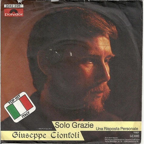 Giuseppe Cionfoli - Solo Grazie