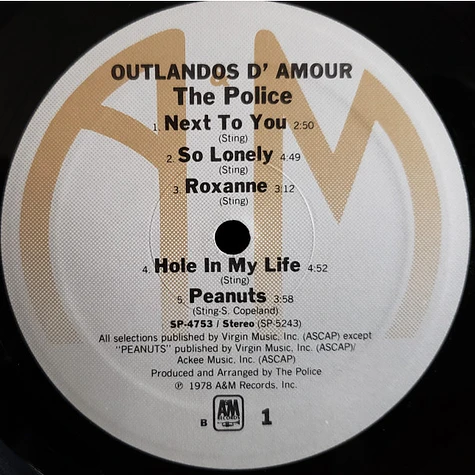 The Police - Outlandos D'Amour