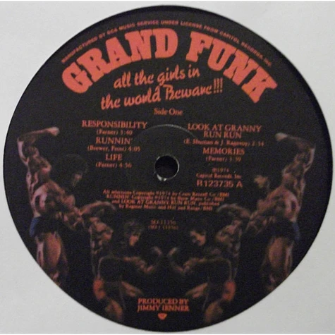 Grand Funk Railroad - All The Girls In The World Beware!!!