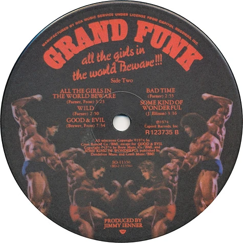 Grand Funk Railroad - All The Girls In The World Beware!!!