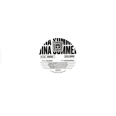 Dina Summer - Girls Gang Remixes White Vinyl Edition