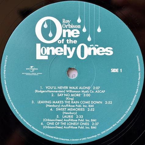 Roy Orbison - One Of The Lonely Ones